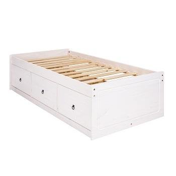Core Products Corona White Cabin Bed With Drawers - CRW800