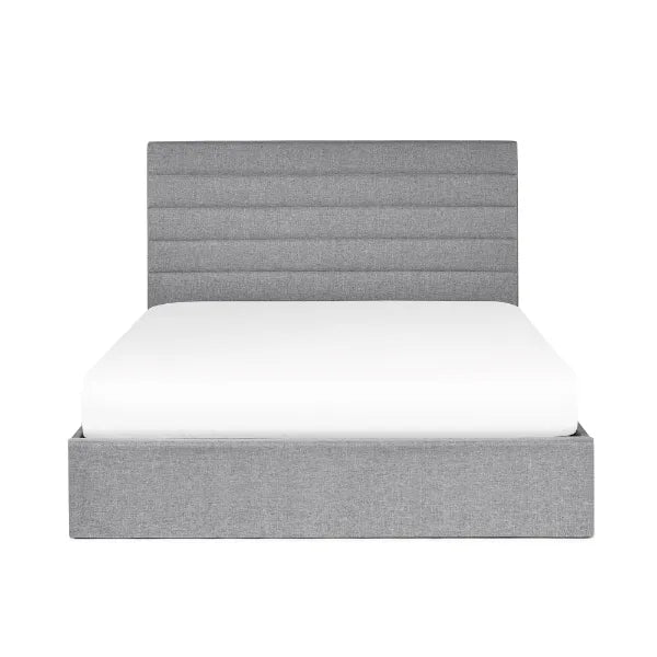 Julian Bowen Merida Lift-Up Storage Bed in Grey Linen - MER301