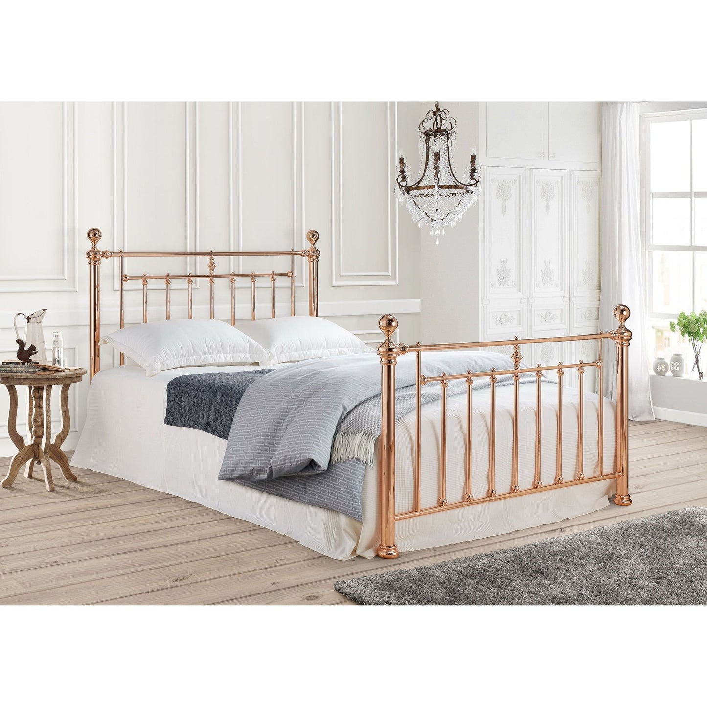 Time Living Alexander Metal Bed Frame - ALE46BLK