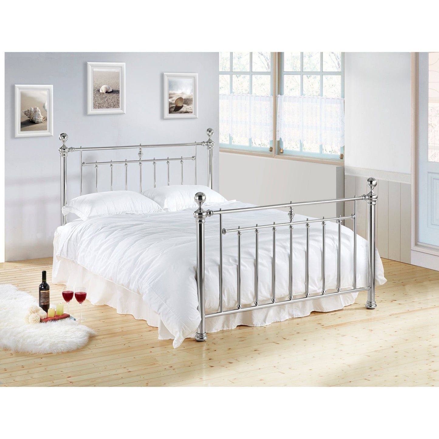 Time Living Alexander Metal Bed Frame - ALE46BLK