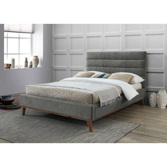 Time Living Mayfair Fabric Bed Frame - MAY46DGREY