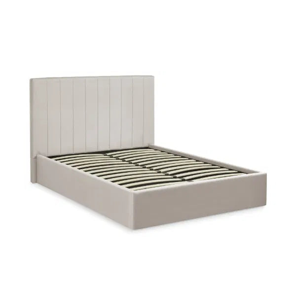 Julian Bowen Aylen Ottoman Fabric Storage Bed - Oatmeal