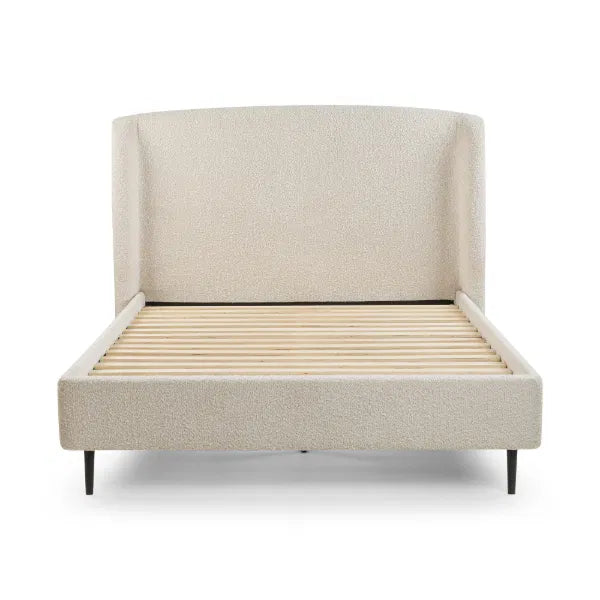Julian Bowen Eden Boucle Fabric Bed - Ivory