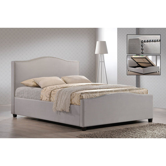 Time Living Brunswick Fabric Storage Bed Frame - BRU46GREY